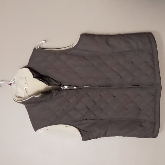 Free Country Jackets & Blazers - Free Country Reversible Chocolate Brown/Tan, Puffer/Fleece Vest M